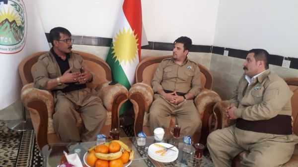 دیداری نیوان یەکیەتی لاوانی دیموکراتی کوردستانی ٠۸ێران و رێکخراوی لاوانی خەبات